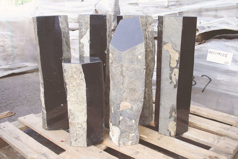 六方石 天端一面+側面二面磨き仕上げ | 造園資材館