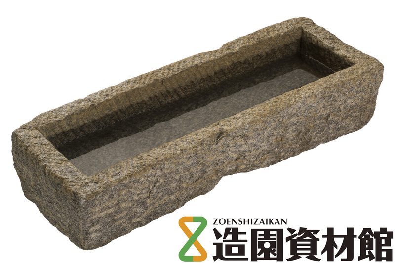 古石飼葉桶(古水鉢) | 造園資材館