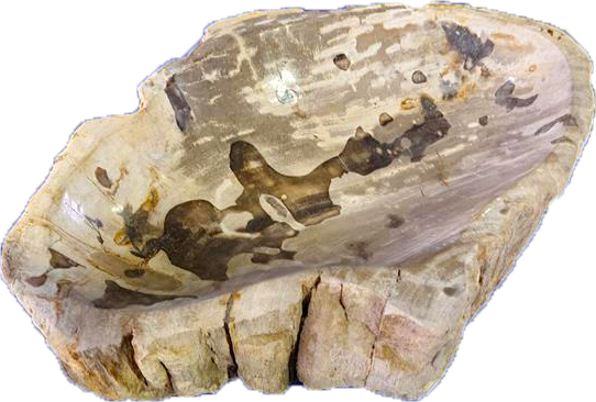 木化石　刻水鉢（ときみずばち） | 造園資材館