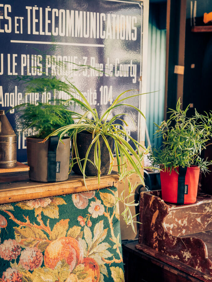 バックサック ポット TAUPE | 造園資材館