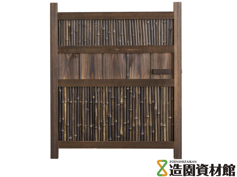 庭木戸（黒竹） | 造園資材館