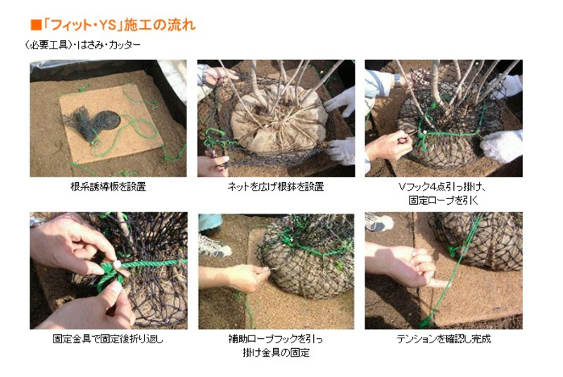 フィット・YS(低・中木用地下支柱) | 造園資材館
